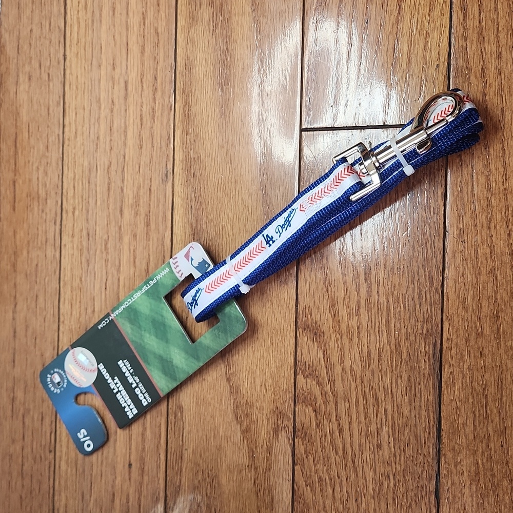 NEW Los Angeles Dodgers Dog Leash, 5 ft., Baseball